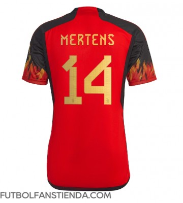 Bélgica Dries Mertens #14 Primera Equipación Mundial 2022 Manga Corta